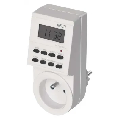 Cyfrowy programator czasowy tygodniowy do gniazdka TS-EF1 (P5501)