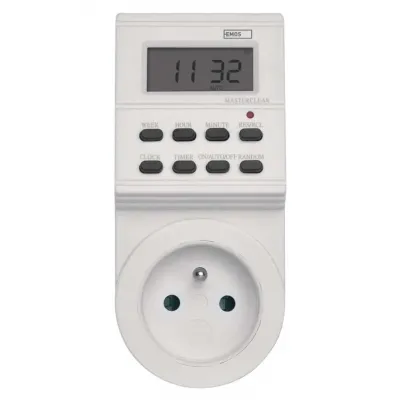 Cyfrowy programator czasowy tygodniowy do gniazdka TS-EF1 (P5501)