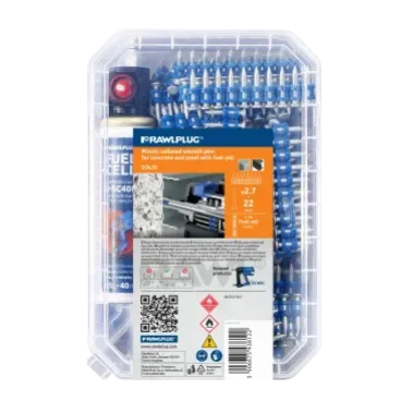 Gwoździe do betonu 22mm do SC40II + 1 gaz 500szt. RAWLPLUG (R-KNC-6/22/500)