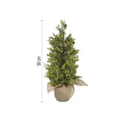 Ozdoba świąteczna choinka 30 LED 50 cm ciepła biel IP44 timer EMOS (DCTW31)