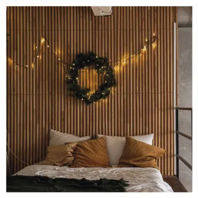 Lampki choinkowe Classic 240 LED 24m ciepła biel zielony przewód IP44 8 program. timer EMOS (D4AW25)