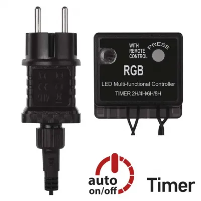 Lampki choinkowe kulki 96LED 64 programy pilot timer 10m IP44 EMOS (D5AA01)