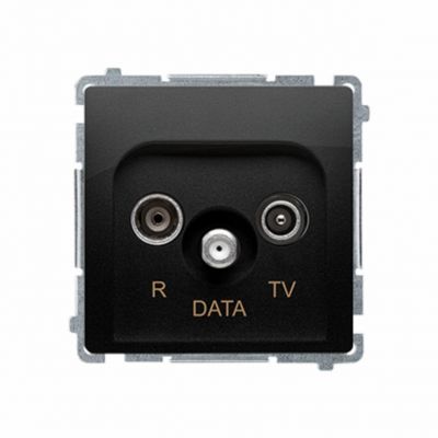 Simon BASIC WMUA-06xxxx-Y013 Gniazdo antenowe R-TV-DATA (moduł). 1x wejście: 5–862 (BMAD.01/49)