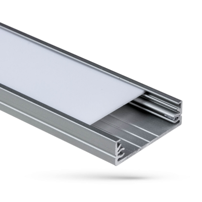 Profil Aluminiowy WOJWIDE z osłoną transparentna 1mb Klosz G (WOJ+01711)