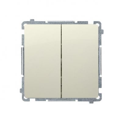 Simon Basic Łącznik schodowy podwójny 10A 250V zaciski śrubowe beż BMW6/2.01/12 KONTAKT (BMW6/2.01/12)