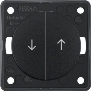 Integro Flow Łącznik żaluzj. wielokl. przyc., nadr. symb.  Strzałka , czarny (936532510)