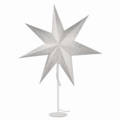 Świąteczna gwiazda papierowa żarówka E14 IP20 67x45cm (DCAZ14)