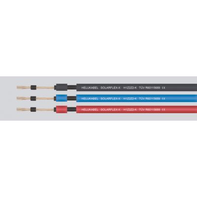 KABEL SOLARNY SOLARFLEX-X H1Z2Z2-K 1X4 QMM CZERWONY, DO INSTAL.FOTOWOL.PODWOJNIE IZOLOWANE (713545)