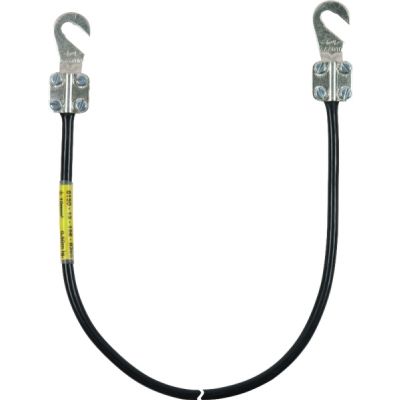 Kabel uziemiający 10 mm2 / dł. 15,0 m (kolor czarny) (410150)