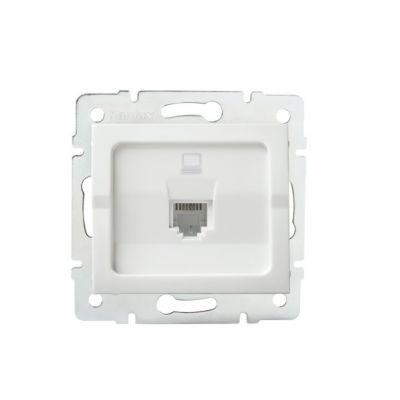 Adapter gniazda RJ45 LOGI 02-1399-002 biały 25926 KANLUX (25926)