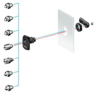 Spacial Wkładka trójkątna do zamka 8mm do S3D NSYAEDLT8S3D SCHNEIDER (NSYAEDLT8S3D)