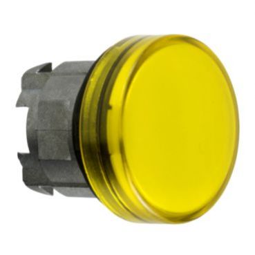 Harmony XB4 Główka lampki sygnalizacyjnej zasilania żółta fi22 z soczewką zwykłą zintegrowany LED ZB4BV083 SCHNEIDER (ZB4BV083)
