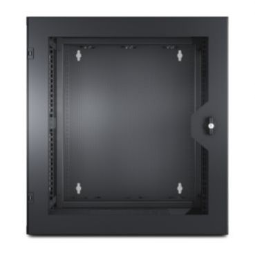 Szafa serwerowa WX 13U z pionową szyną montażową drzwi wentylowane czarna AR100HD SCHNEIDER (AR100HD)