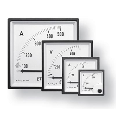 Miernik magnetoelektr. 72x72 90st 250V pomiar bezpośredni PQ72 250V 004805281 ETI (004805281)