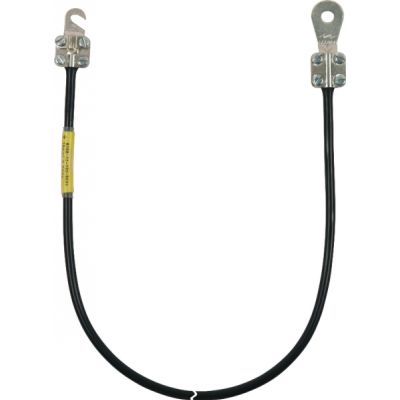 Kabel uziemiający 10 mm2 / dł. 3,0 m (kolor czarny) (410530)