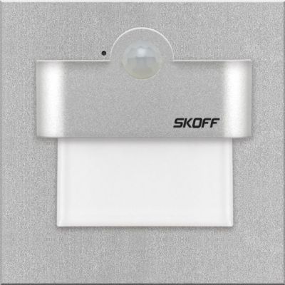 Oprawa schodowa LED Tango LED PIR 120 Motion Sensor Light 1,0W 10V DC 3000K barwa ciepła IP20 aluminium  SKOFF (MJ-TAN-G-H-1-ML-ML-01)