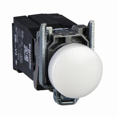 Harmony XB4 Lampka sygnalizacyjna biała LED 440/460V metalowy XB4BV8B1 SCHNEIDER (XB4BV8B1)