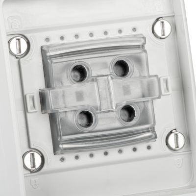 TEKNO IP65GR Łącznik natynkowy pojedynczy/schodowy - uniwersalny IP65 biały KANLUX (39220)