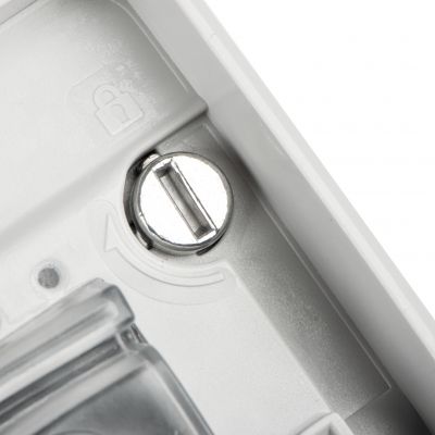 TEKNO IP65GR Łącznik podwójny dwubiegunowy/schodowy - uniwersalny IP65 biały KANLUX (39221)