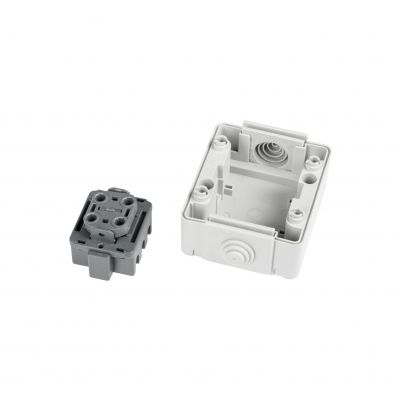 TEKNO IP65GR Przycisk zwierny hermetyczny - dzwonkowy IP65 biały KANLUX (39222)