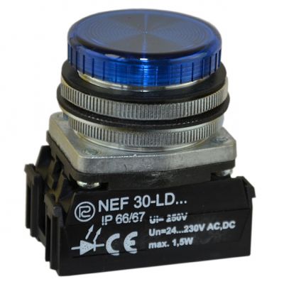 Lampka NEF30Lp/60V/niebieska (W0-L-NEF30LP/60V N)