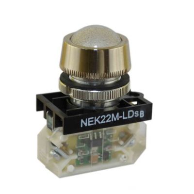 Lampka NEK22MLDSB 24-230V biała (W0-LDU1-NEK22MLDSB B)