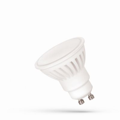 Żarówka LED ceramiczna GU10 10W 6000K zimna biel  WOJ+14310 Spectrum Led (WOJ+14310)