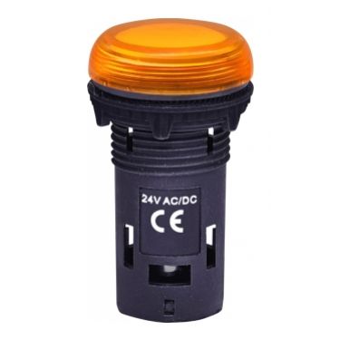 Lampka LED 24V AC/DC - pomarańczowa ECLI-024C-A 004771214 ETI (004771214)