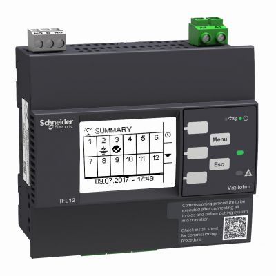 Vihilohm Lokalizator doziemień 12 kanałów komunikacja Modbus - 100-440VAC/DC IMDIFL12C SCHNEIDER (IMDIFL12C)
