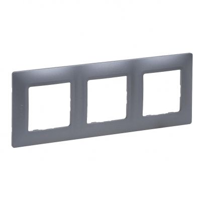 Niloe Selection - Ramka Potrójna Stal 762053 LEGRAND (762053)