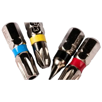 Zestaw bitów 25mm PH PZ SL T adapter 1/4' 15 części RAWLPLUG (MN-15-541)