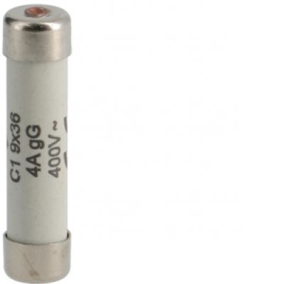 Wkładka bezpiecznikowa cylindryczna C1 9x36mm gG 4A 400VAC L936C1-04 HAGER (L936C1-04)