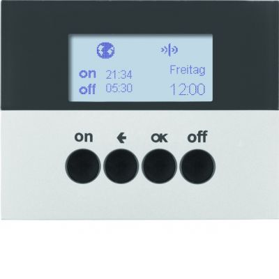 BERKER K.5 KNX RF quicklink łącznik czasowy aluminium lakierowana 85745277 HAGER (85745277)