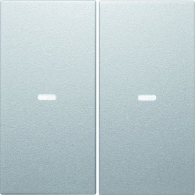 BERKER KNX e/s B.x Klawisze z soczewką do modułu przycisku podwójnego aluminium mat lakierowana. 80960383 HAGER (80960383)