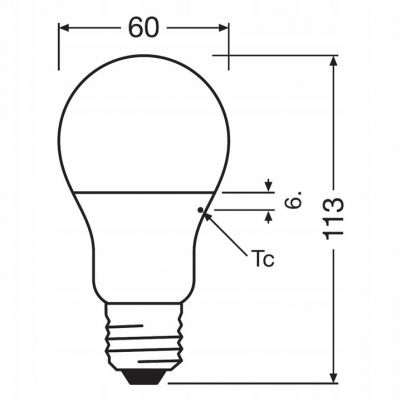 Żarówka LED /3szt./ A60 E27 13W=100W 1521lm 2700K ciepła 200st OSRAM (4058075385740)