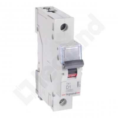 Wyłącznik Nadprądowy S 301 1P D1A 6kA TX3 403713 LEGRAND (403713)