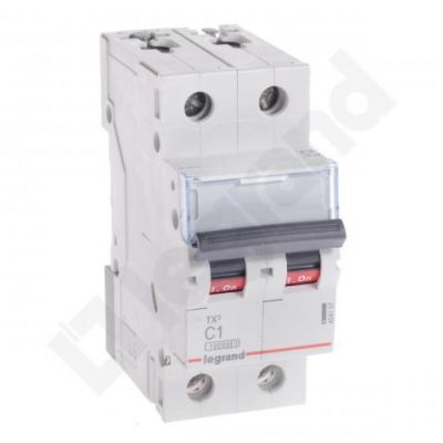 Wyłącznik Nadprądowy S 312 2P C1A 10000A TX3 404197 LEGRAND (404197)