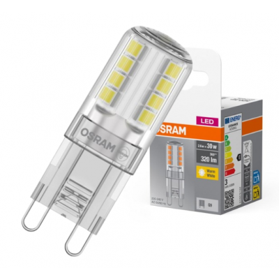 Żarówka LED /5szt./ Kapsułka G9 2,6W=30W 320lm 2700K ciepła biel OSRAM (4058075758063)