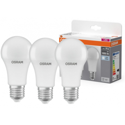 Żarówka LED /3szt./ E27 10W=75W 1055lm 4000K neutralna biel OSRAM (4058075819573)