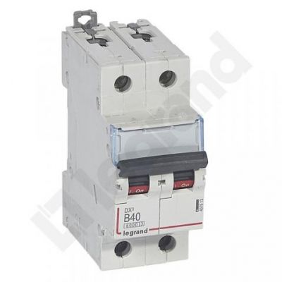 Wyłącznik Nadprądowy S 302 2P B40A 6kA DX3 407513 LEGRAND (407513)