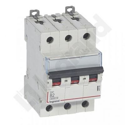 Wyłącznik Nadprądowy S 303 3P B2A 6kA DX3 407555 LEGRAND (407555)
