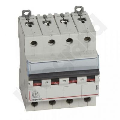 Wyłącznik Nadprądowy S 304 4P B16A 6kA DX3 407624 LEGRAND (407624)