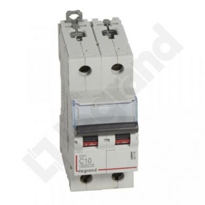 Wyłącznik Nadprądowy S 302 2P C10A 6kA DX3 407798 LEGRAND (407798)