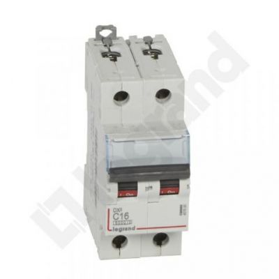 Wyłącznik Nadprądowy S 302 2P C16A 6kA DX3 407800 LEGRAND (407800)