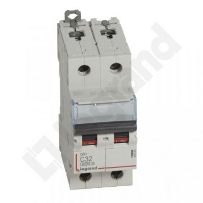 Wyłącznik Nadprądowy S 302 2P C32A 6kA DX3 407803 LEGRAND (407803)