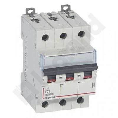 Wyłącznik Nadprądowy S 303 3P C1A 6kA DX3 407851 LEGRAND (407851)