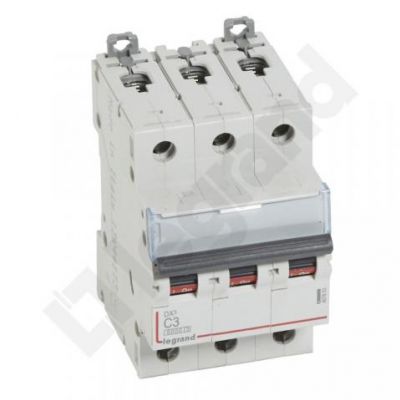 Wyłącznik Nadprądowy S 303 3P C3A 6kA DX3 407853 LEGRAND (407853)