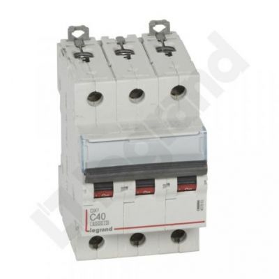 Wyłącznik Nadprądowy S 303 3P C40A 6kA DX3 407863 LEGRAND (407863)