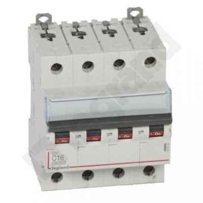 Wyłącznik Nadprądowy S 304 4P C16A 6kA DX3 407928 LEGRAND (407928)