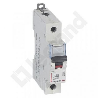 Wyłącznik Nadprądowy S 301 1P D40A 6kA DX3 407975 LEGRAND (407975)